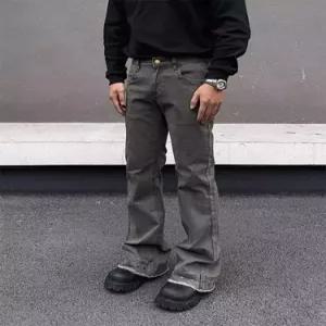 남성용 팬츠 청 검정 슬림핏 배기핏 와이드 슬리퍼 BE1