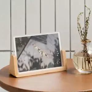 [골드스마일]2색 1개 15x10 탁상 책상 용 사진 액자 나무 프레임 사진 포토 엽서