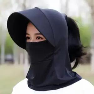 자외선모자 여성 외출 운동 자외선 햇볕 차단 가리개 마스크 썬캡