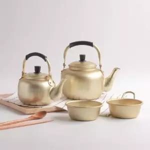 술주전자 난로주전자 양은주전자 1리터 황주전자 국산