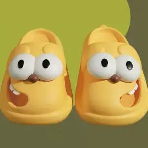 여름 여성용 푹신한 쿠션 샌들 실내화 슬리퍼 강아지 강아지슬리퍼 구멍슬리퍼