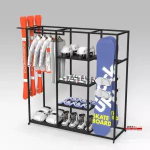 스키 거치대 스탠드 휠 브라켓 보관대 스노우보드