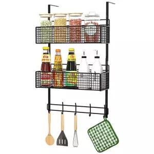 무타공 옷장 걸이 벽걸이 가방 A_블랙단층소형부착형 모자 수납