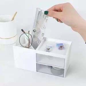 화장품가방 화장품정리대 붓정리 데스크 수납함