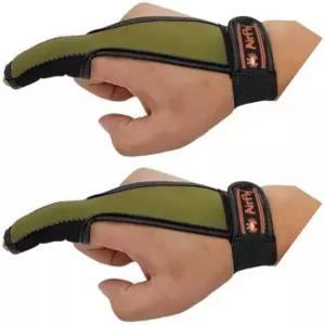 에어플라이 서핑 낚시용 캐스팅 글러브(싱글 핑거) - 땋은 라인과 소금물을 위한 미끄럼 방지 검지 보호대