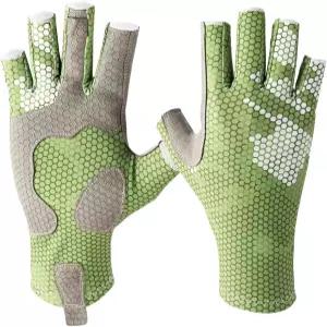 남녀용 SUJAYU 미끄럼 방지 실리콘 낚시 장갑 - 요트 카약 패들링 노 젓기용 자외선 차단 플라이 액세서리