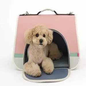 [반려] 강아지 이동가방 핑크 S 반려견가방 애완견이동가방 반려동물가방