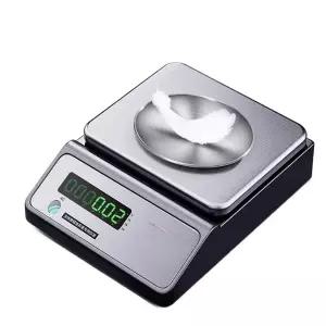 초정밀 저울 전자 원형0.01g 2k 미세 무게 실험실 0.001 분석 측정 계량기 초정