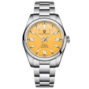 [미국배송] 남성용 파가니 디자인 시계 일본식 NH35 무브먼트 오마주 자동 시계 39MM 사파이어 글래스 316L 스테인리스 스틸 럭셔리 야광 200M 방수 기능