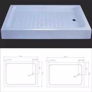 팬형 사각 물막이 바닥 배수판 카라반 샤워부스 발판 캠핑카