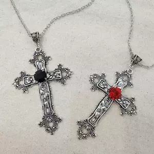 엔틱 빅큐빅 십자가 목걸이 펜던트 코스프레 소품 중세 아이돌 무대 댄스 모델 소품샵