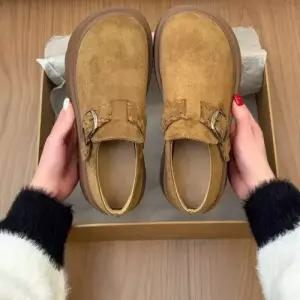 엘럽 여친 봄 올백 버킨 슈즈 플랫 단화 키높이 통굽 박템1