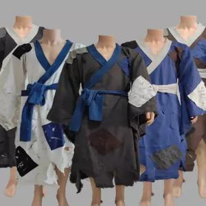 거지 남성 코스프레 한복 스타일 의상 연극 공연 촬영 복장 빈티지 전통 컨셉 의류