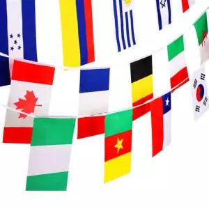 만국기 20개국 폴리 행사용만국기 세계국기가랜드 6m