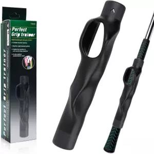 액시엄스 골프 그립 트레이너 오른손용 클럽 강도와 정확성 향상 안정적인 스윙을 위한 올바른 손 자세