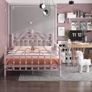 공주침대 스타일 앤틱 프레임 북유럽 빈티지