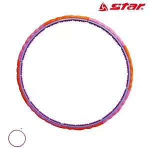 뱃살훌라후프 스마트 지압 뱃살 어린이 실내 꽈배기 무소음 대형 훌라후프 S로즈 1.6kg [BHA72686]