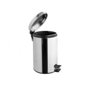 [SBD] 간편 버킷 원터치 휴지통 페달식 스테인리스 쓰레기통 발판