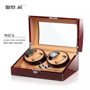 시계 와인더 회전 오토매틱 블랙 시계밥주는기계