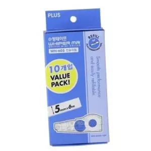 [문구] 펜형 문구용 학용품 수정테이프 사무용 리필형 심 10개 리필