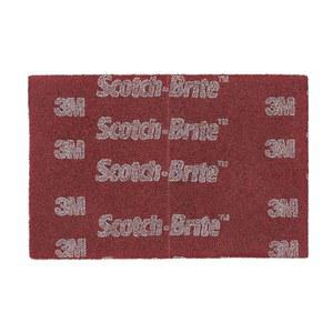 [미국배송] 3M 스카치 브라이트 7447B 프로 핸드 패드 매우 고급 60인치 벌크 팩 6인치 X 9인치 천공 없음 산화알루미늄 하중 저항성 범용 샌딩 표면 활성화 프리페인트 스커핑