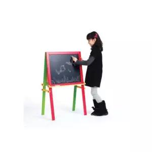 어린이 수업용 양면 화이트보드 이젤 칠판 공부놀이 아동센타