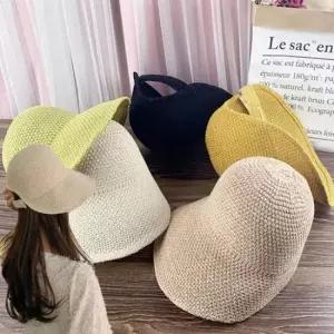 선캡 (앙상블) 시스루 찍찍이 챙 모자 썬캡 여름 자외선