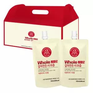 통째로 갈아만든 진짜 사과즙 100ml 30개
