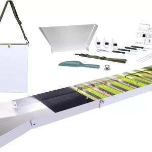 슬루이스 사금채취장비 패닝 휴대용 접이식 골드 도구