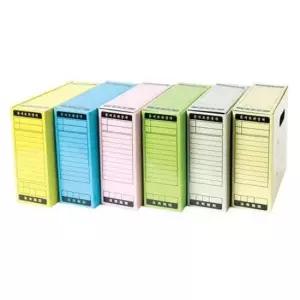 [문구] 사무정리함 종이보관함 분홍박스 A4 5개입