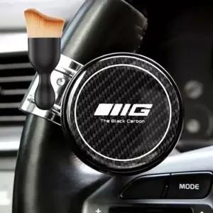 [골드스마일]자동차 파워 핸들봉 카본 블랙 운전대 보조 손잡이 다용도 먼지