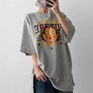 [하프클럽/]빅사이즈 604 발그레소녀반팔티셔츠 DMAX554