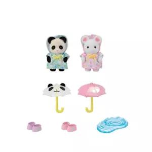 인형놀이 비오는날 장화 우산 아기용패션인형 딸아이 이모선물 역할놀이