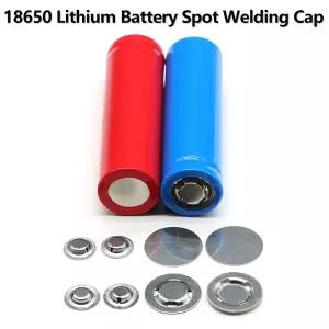 18650 배터리 스폿 용접 캡 양극 전극 팁 캡 부식 방지 배터리 액세서리 음극 플랫 헤드 켓