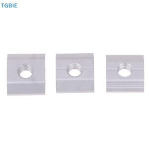 [TL][Y]5pcs 21.2mm 22.3mm 23.7mm 태양광 패널 장착 알루미늄 합금 브래킷 엔드 미드 클램프 T-블록 사각