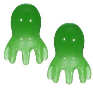 Qulkws 2팩 스크래처 마사지기 2 36x1 77인치 수동 헤어 빗과 8개의 촉수 지압 도구 Gua Sha 바디 마사지기로 머리와 몸의 깊은 이완을 제공합니다