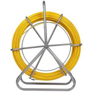 FAHKNS 425피트 낚시 테이프 유리 풀러 와이어 섬유 덕트 1/4인치(6MM) 로더