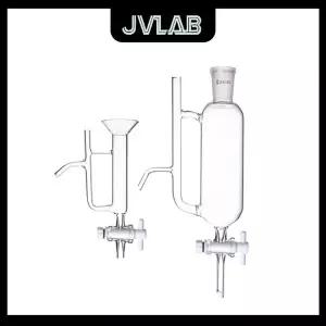 에센셜 오일 하이드로솔 분리기 25ml/250ml PTFE 피스톤 깔때기 저용량 정밀 분별 정제기 JVLAB