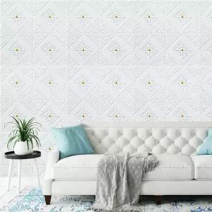 접착식 3D 입체벽지 단열 폼블럭 셀프 도배용 방음