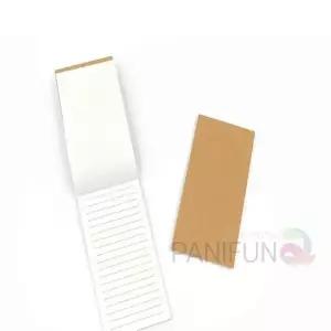 메모용 미니 수첩 크래프트 포켓 메모장 가로형 줄 메모 정리 노트