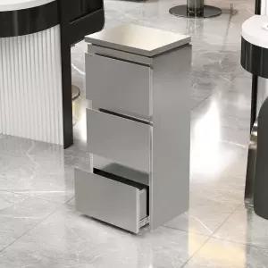 트 미용 2단 정리 크 미용실수납장 헤어 가위 스텐