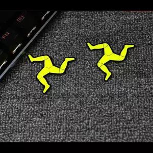 2개입 아일 오브 맨 관광 트로피 바이크 오토바이 헬멧 스티커 전동바이크 맨스 로드 레이스 데칼 라이더