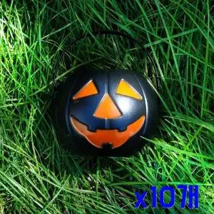 [에이치플러스몰]TBZ 할로윈 파티장식 블랙 호박 바구니-중 x10개 파티세트