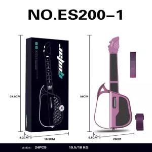 제이코 일렉기타 스마트 자동기어 접이식 무현 기타 초보자용 악기 장난감