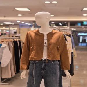 [숲][숲]라운드 스웨이드 자켓 Esc