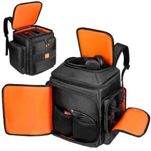 [미국배송] 휴대용 케이스 여행용 백팩 JBL 파티박스 앙코르 에센셜 / 에센셜 2 휴대용 스피커 토트백 앙코르 / 앙코르 2 마이크 충전기 액세서리를 위한 여분의 포켓 포함