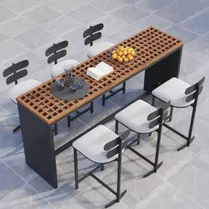 의자 홈바테이블 세트 홈바 조리대 거실 문의 베란다 창가