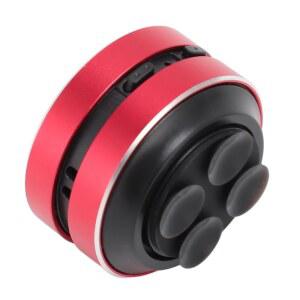 울트라 미니 골전도 스피커, 흡입 컵으로 스피커로 박스 휴대용 가정, (빨간색) 스피커 사운드 실외, 여행용 소형 베이스 애니씽을 변환, 스테레오 진정한