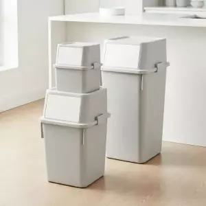 [알티피아]공간활용 적층형 분리수거함 40L 2p 가정용 다용도 쓰레기통