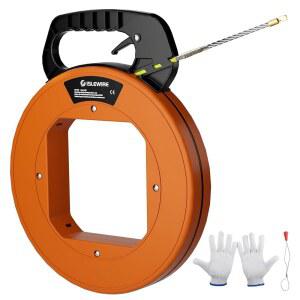 아일와이어 100피트 비전도성 전기 하우징과 손잡이가 최적화된 테이프, 인체공학적 생선